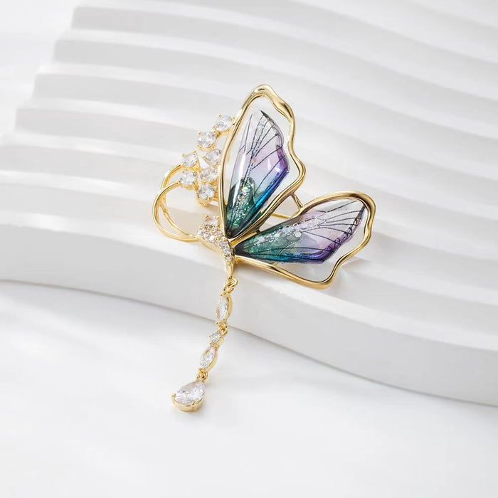 Wholesale Pure silver fashionable brooch high-end brooch chest flower