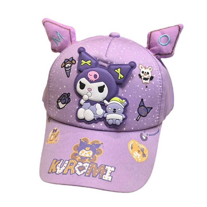 Wholesale Children's baseball cap, anime cartoon duckbill cap, children's sun protection and sunshade cap