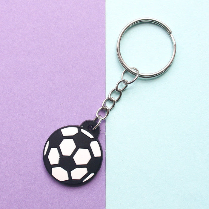 Wholesale Ball Pendants PVC Keychains