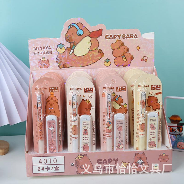 Wholesale Capybara Automatic Pencil with Refill Press Pencil suit Cartoon Activity Pencil Stationery