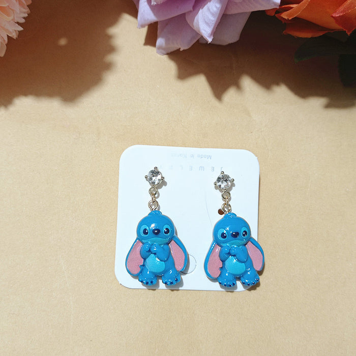 Wholesale Cute Resin Cartoon Earrings JDC-ES-Xiaox016