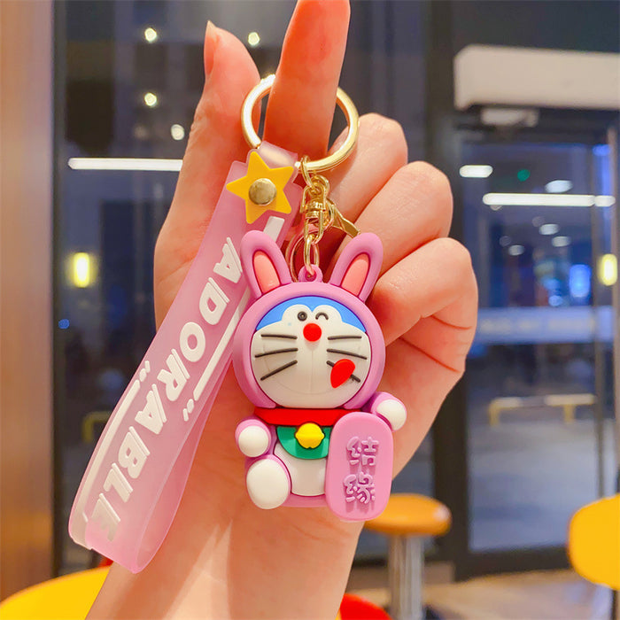 Wholesale PVC Cartoon Doll Keychain JDC-KC-WuYi186