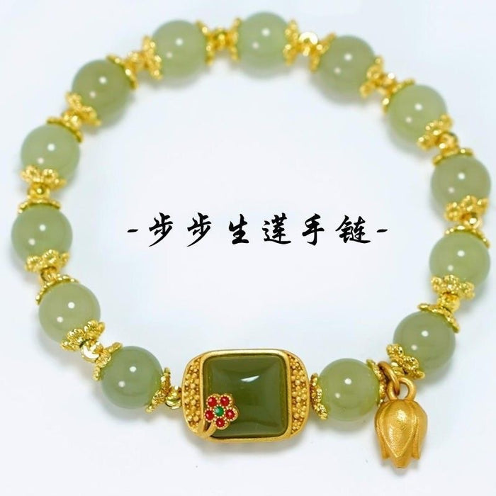 Wholesale Bu Bu Sheng Lian Fang Tang Lian Peng Bracelet with a niche design