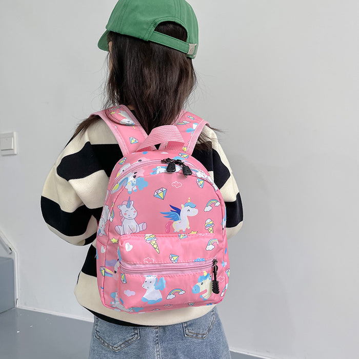 Wholesale Kindergarten Schoolbag Cute Unicorn Cartoon Dinosaur Nylon Backpack