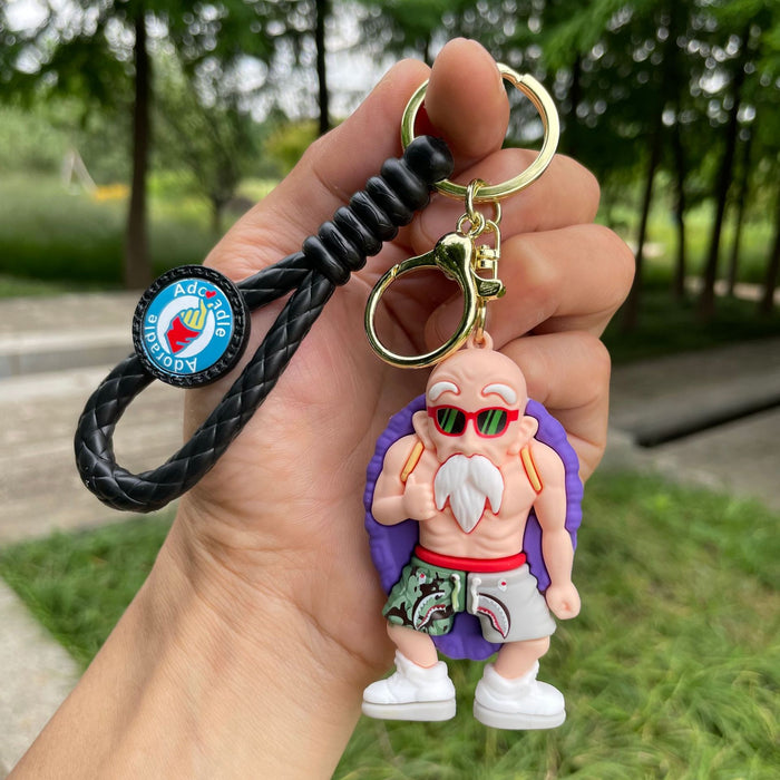 Wholesale Cartoon anime keychain, soft plastic figurine, backpack pendant, car keychain, small gift wholesale