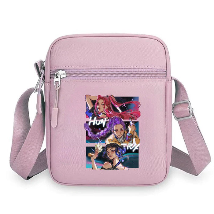 Wholesale Anime Cartoon Print Small Square Shoulder Bag For Boys Girls Cute PVC Crossbody Purse Fashion Accessory