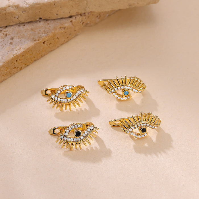 Wholesale Blue Eye Demon Eye Earrings,  Light Luxury Angel Eyes