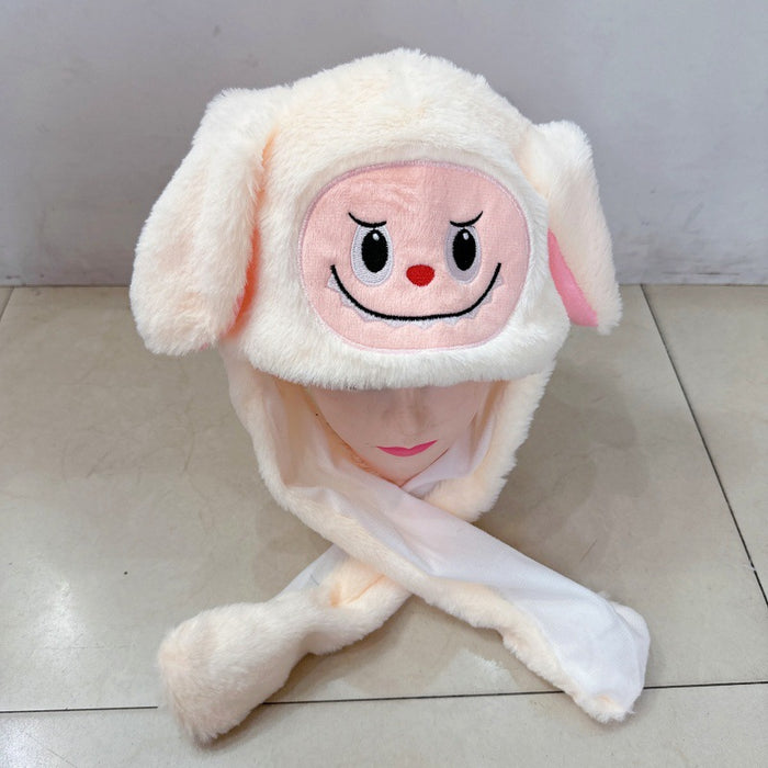 Wholesale Moving hat with light plush airbag hat that moves when you pinch the ears