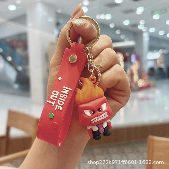 Wholesale Soft PVC Cartoon Keychain Bag Charm Car Key Accessory for Gift