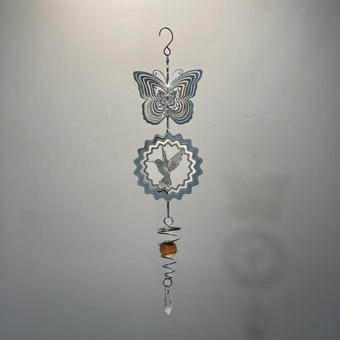 Wholesale 3D Rotating Butterfly Hanging Wind Chimes