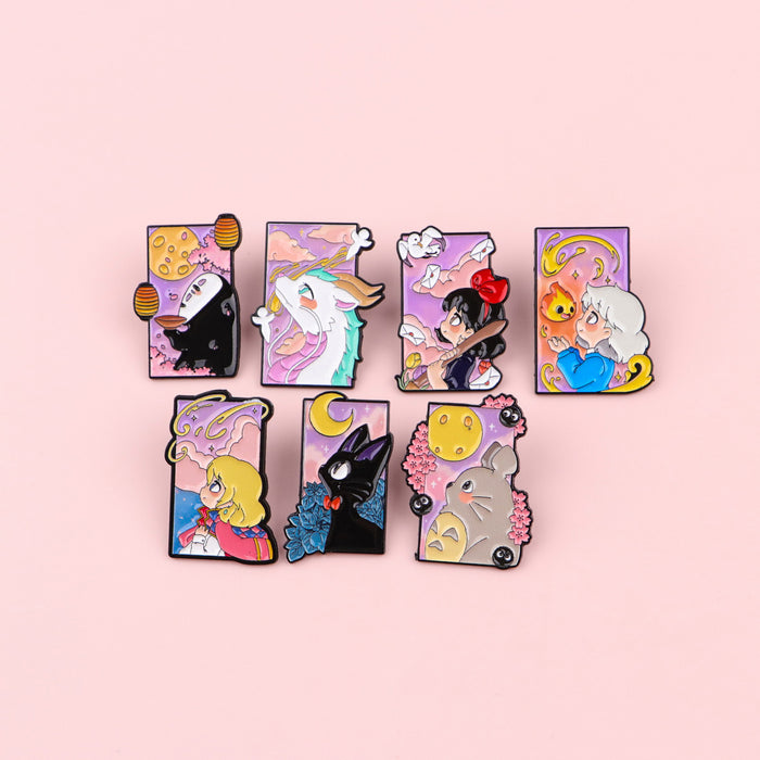 Wholesale 5pcs Popular Classic Anime Brooches