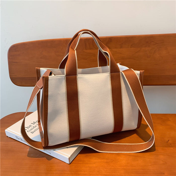 Wholesale Canvas Urban Simplicity Tote Bag Stylish Everyday Fashion Accessory