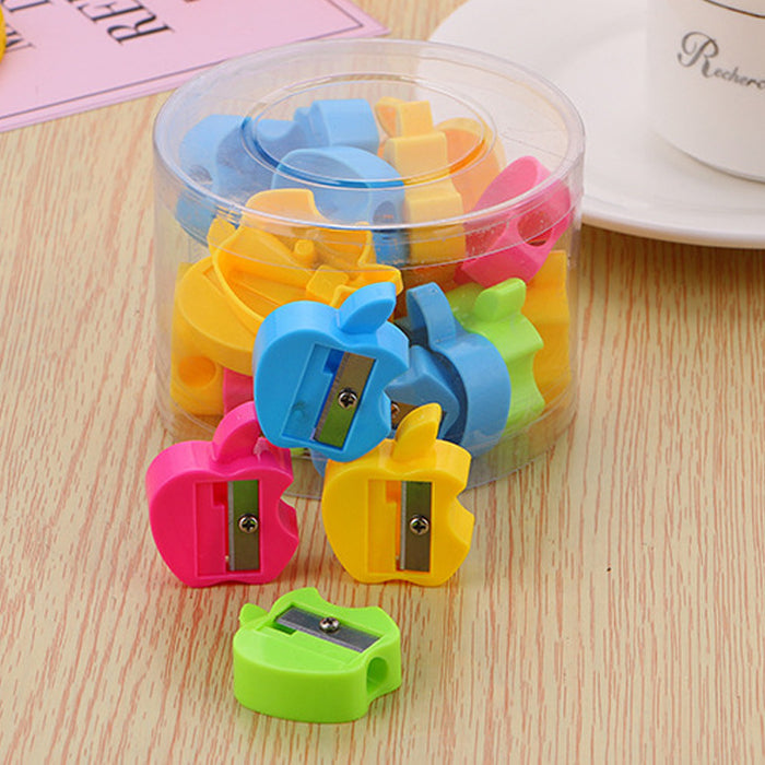 Wholesale Plastic Candy Color Small Pencil Sharpener JDC-PS-Liuj001