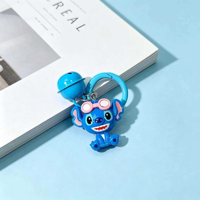 Wholesale Stylish Cartoon Resin Bell Keyring Car Key Accessory Boutique Gift For Best Friend