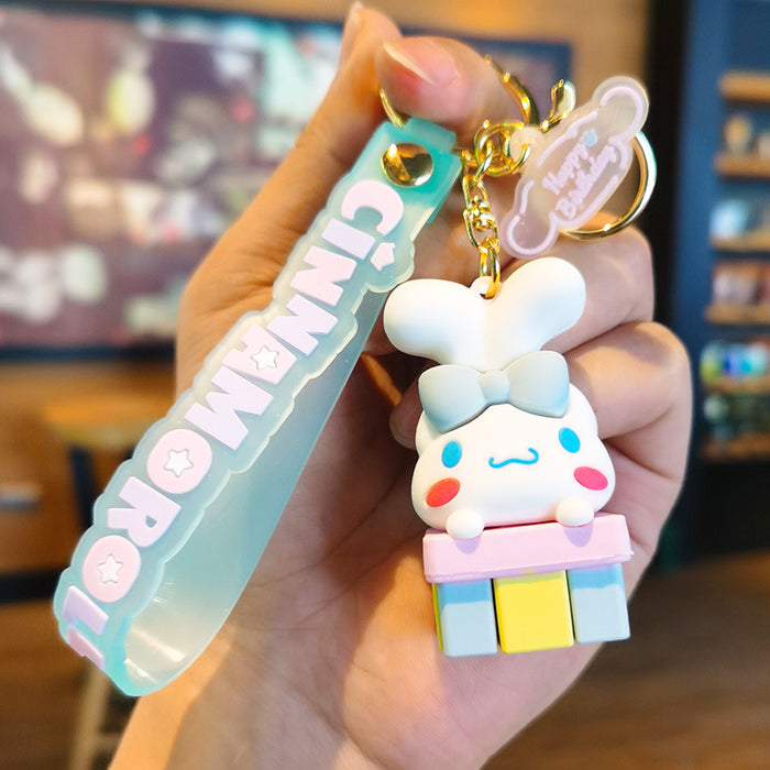 Wholesale Cartoon Doll Silicone Keychain JDC-KC-Tingm141