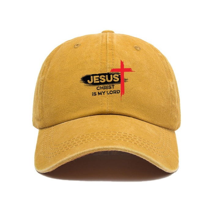 Wholesale New washed vintage letter duckbill cap with soft top and retro baseball cap for sun protection