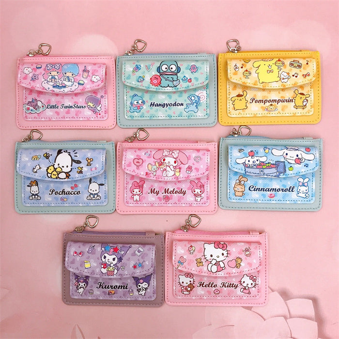 Wholesale PU Cartoon Casual Multi-card Slot Three-layer Wallet JDC-WT-YaLL009