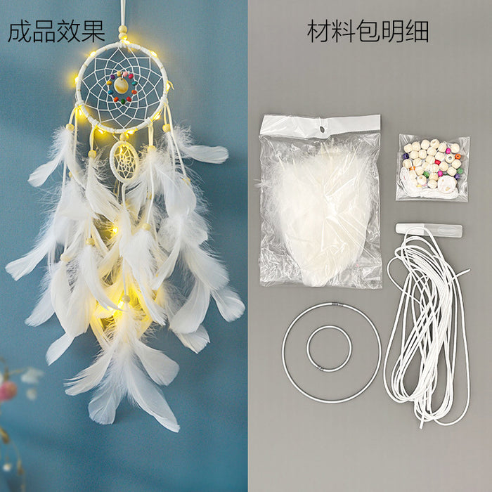Wholesale DIY Dreamcatcher Wind Chime Craft Kit Family Team Building Activity Kids Craft Supply MOQ≥2