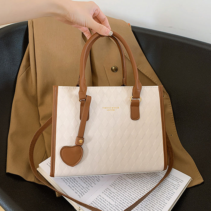 Wholesale New Simple and Fashionable Large Capacity Handheld Big Bag Simple and Fashionable Casual Single Shoulder Bag Small Square Bag