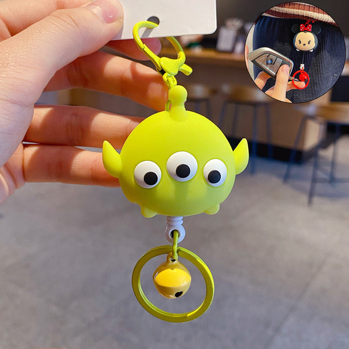 Wholesale Silicone Cartoon Doll Keychain JDC-KC-YY095