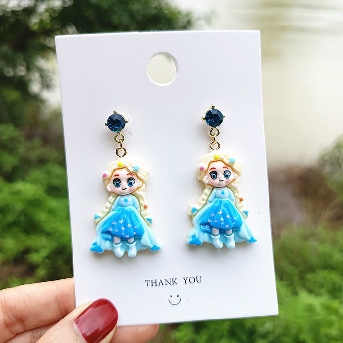 Wholesale Cute Resin Cartoon Earrings JDC-ES-Xiaox015