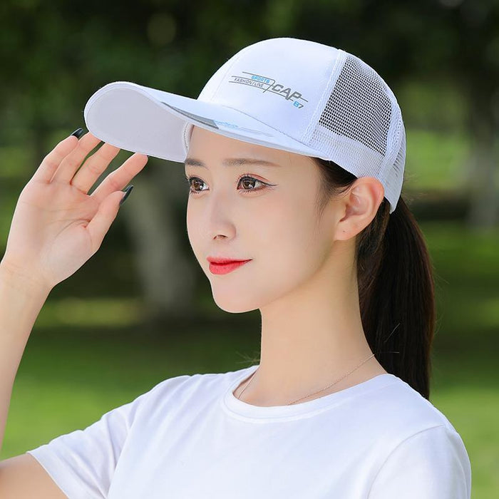 Wholesale Hat women's summer sun-proof peaked cap fashionable all-match fashionable thin long brim baseball cap sun hat