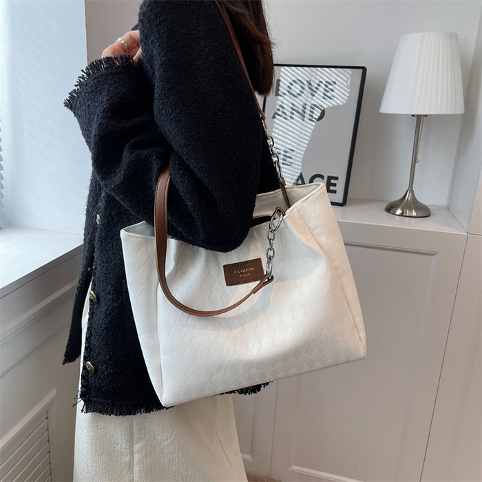 Wholesale Large capacity bag, new style, niche commuting bag, versatile shoulder bag, tote bag