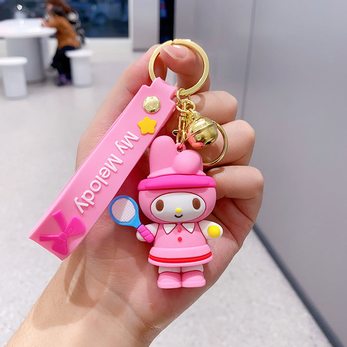 Wholesale PVC Cartoon Doll Keychain JDC-KC-NLu019