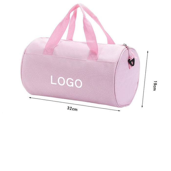 Wholesale KPOP Cartoon print cylindrical sports and fitness crossbody handbags