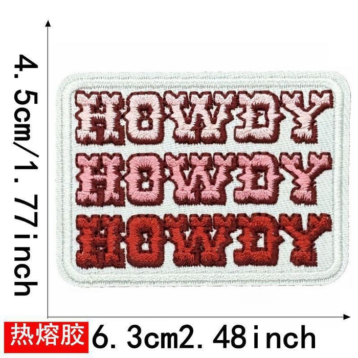Wholesale English sign cloth DIY Patches