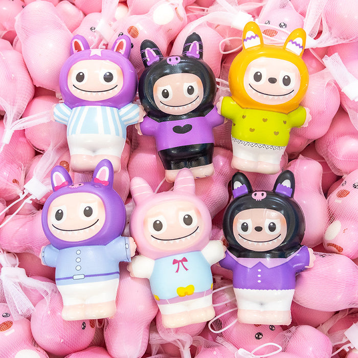 Wholesale 7pcs/set Decompression Internet celebrity hot-selling decompression children' s toy slow rebound pinch
