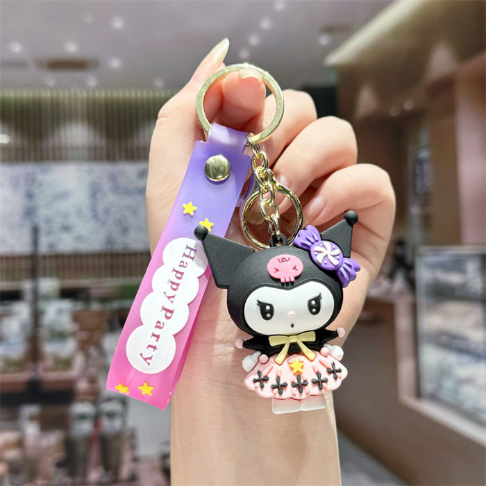 Wholesale Cartoon Silicone Doll Keychain JDC-KC-HaoXi008