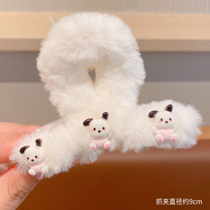 Wholesale Plush Cute Cartoon Large Hair Clips JDC-HC-Zhongx001