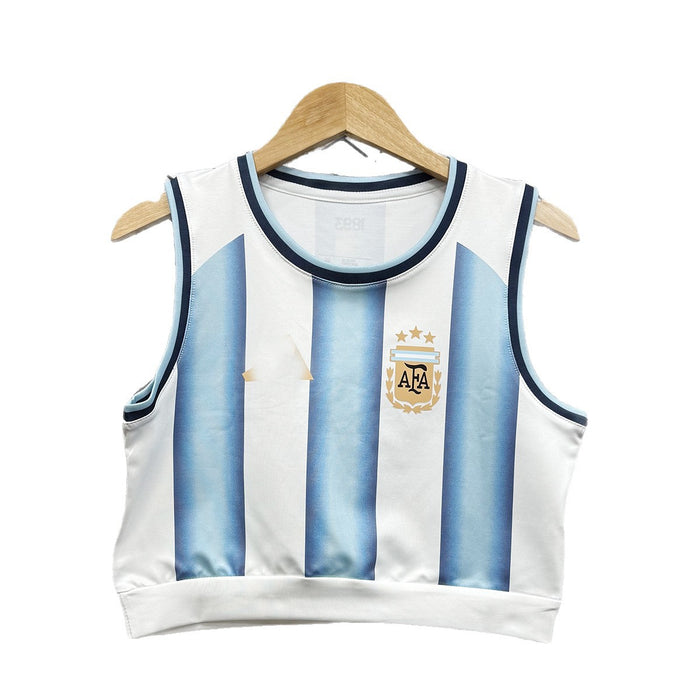 Wholesale Soccer Jersey Vest World Cup Style Summer Polyester Blend Sportswear