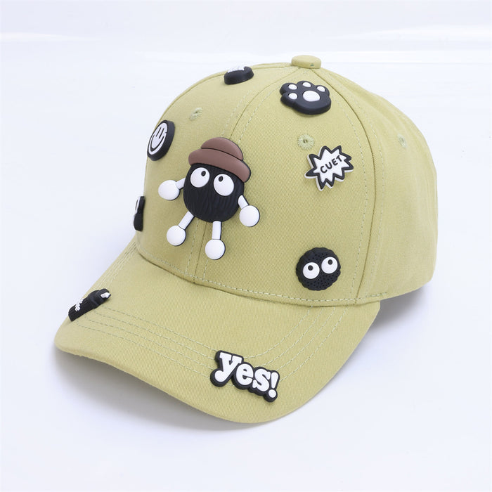Wholesale Cute Baby Baseball Cap Coal Ball Design Fashion Hip Hop Hat For Kids Boys Girls