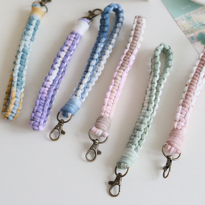 Wholesale Bohemian Cotton Rope Keychains