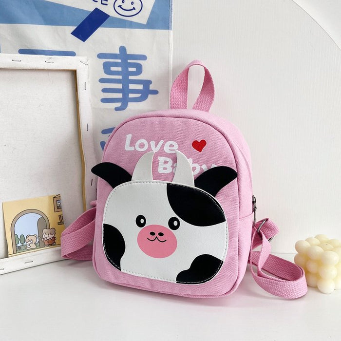 Wholesale Cartoon Soft Cute Canvas Backpack JDC-BP-YuanDuo001