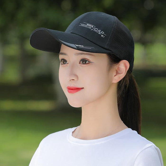 Wholesale Hat women's summer sun-proof peaked cap fashionable all-match fashionable thin long brim baseball cap sun hat