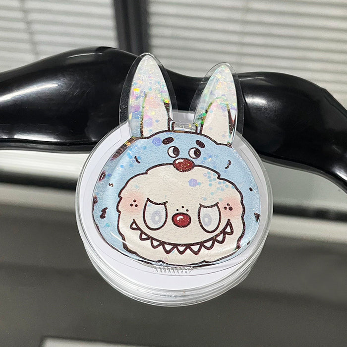 Wholesale Creative Flowing Sand Soft Pack Cartoon Phone Stand