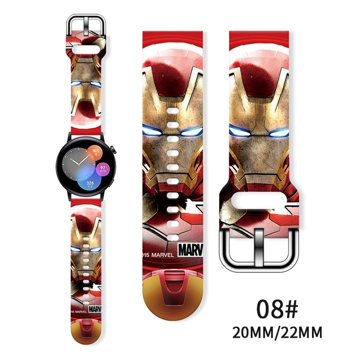 Wholesale Printed Tpu Watch Strap Wrist Strap JDC-WD-NuoQi077