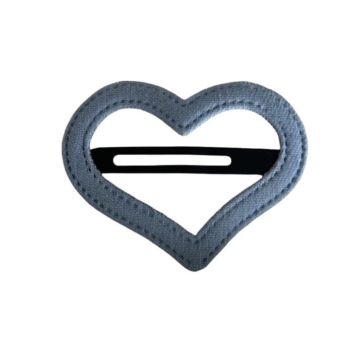 Wholesale Denim blue fabric bb clip cute dopamine baby hair clip broken hair side clip bangs hair accessories new