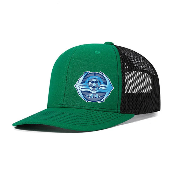 Wholesale football logo hat adult sports leisure mesh hat summer sun protection breathable