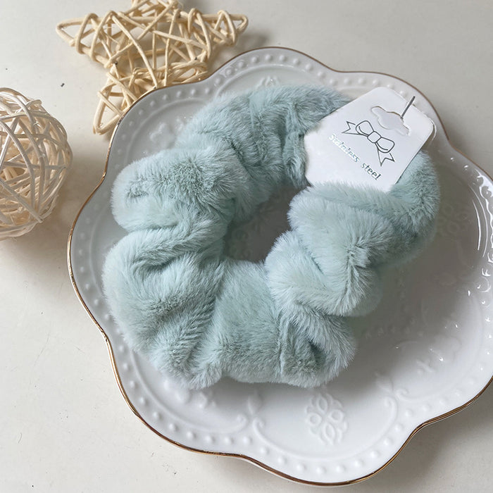 Wholesale Korean Autumn and Winter Cute Imitation Rabbit Velvet Hair Scrunchies