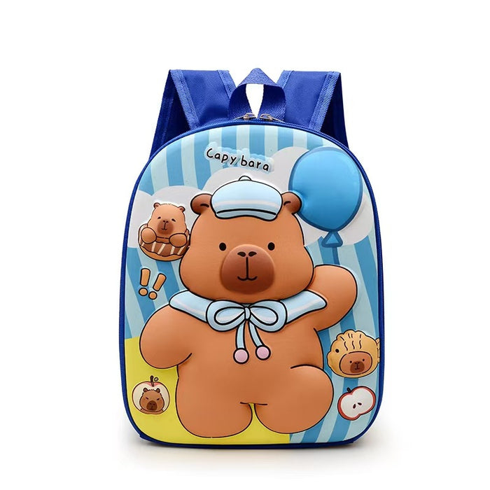 Wholesale New Groundhog Backpack Cute Kindergarten Backpack Boys and Girls Backpack Cute Cartoon Hard Shell