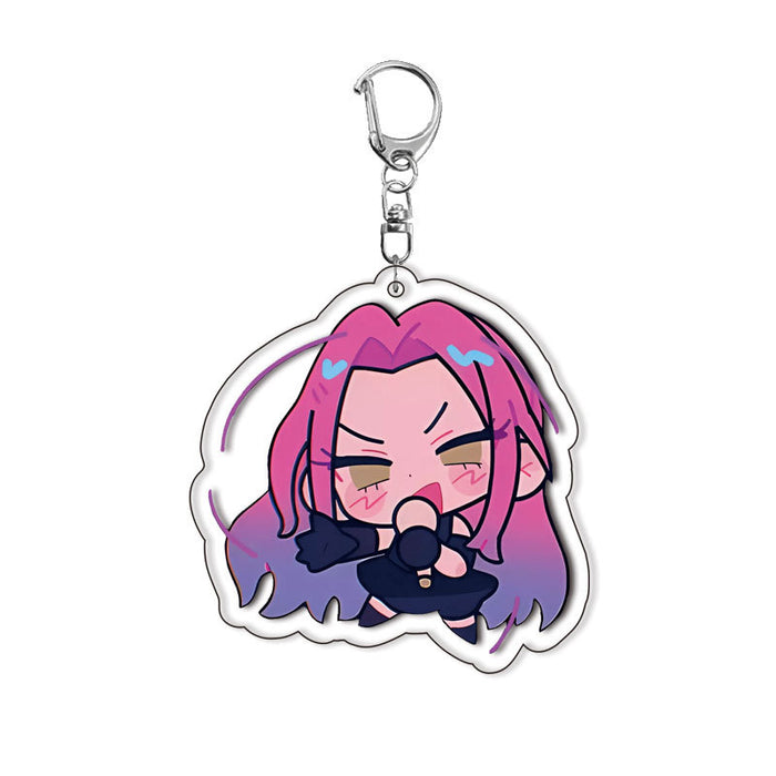 Wholesale Double-sided Acrylic Keychain with Layered Design  Anime-themed Creative Pendant
