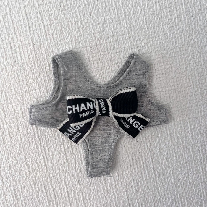 Wholesale Three-color bow tie summer light luxury temperament three-color swimsuit doll accessorie