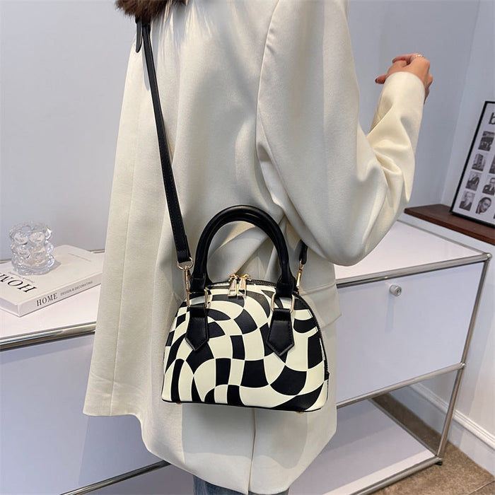 Wholesale Shoulder Bags PU Leather Crossbody Checkerboard (F) JDC-SD-LaiK003