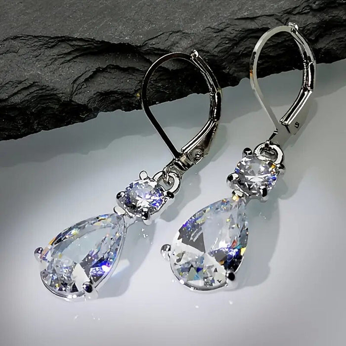 Wholesale New earrings with versatile temperament, ladies' ear buckles, urban white-collar exquisite earrings