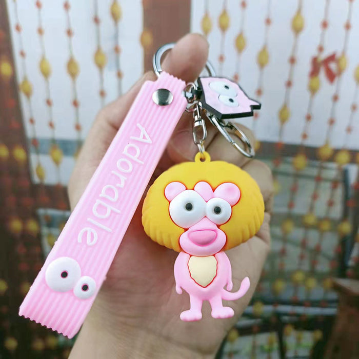 Wholesale Cute and quirky big-eyed animal keychains