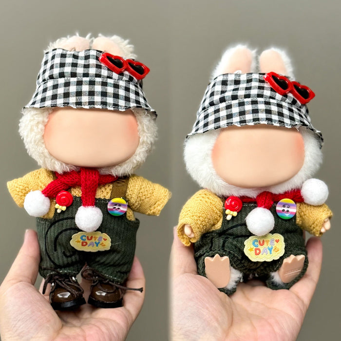 Wholesale Only clothes are suitable for 17cm blind box pendant plush doll clothes